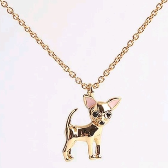 chihuahua necklace kate spade